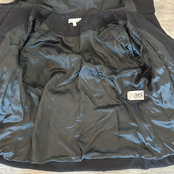 Paule Ka Vintage Wool Jacket button Wrap Coat Sz 40/Medium Fox fur trim - Picture 3 of 10